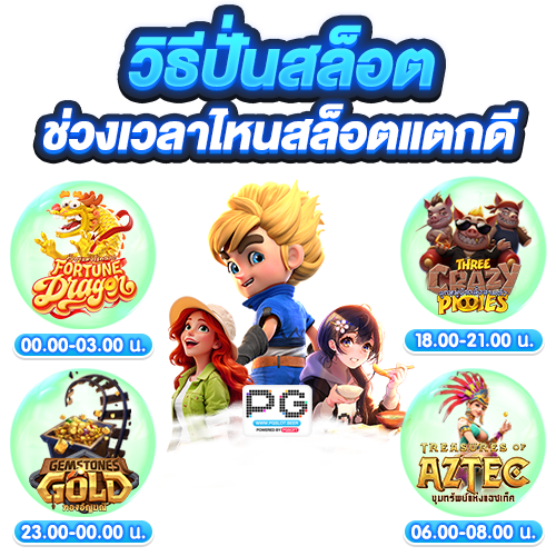 วิธีปั่นสล็อต ช่วงเวลาไหนสล็อตแตกดี
